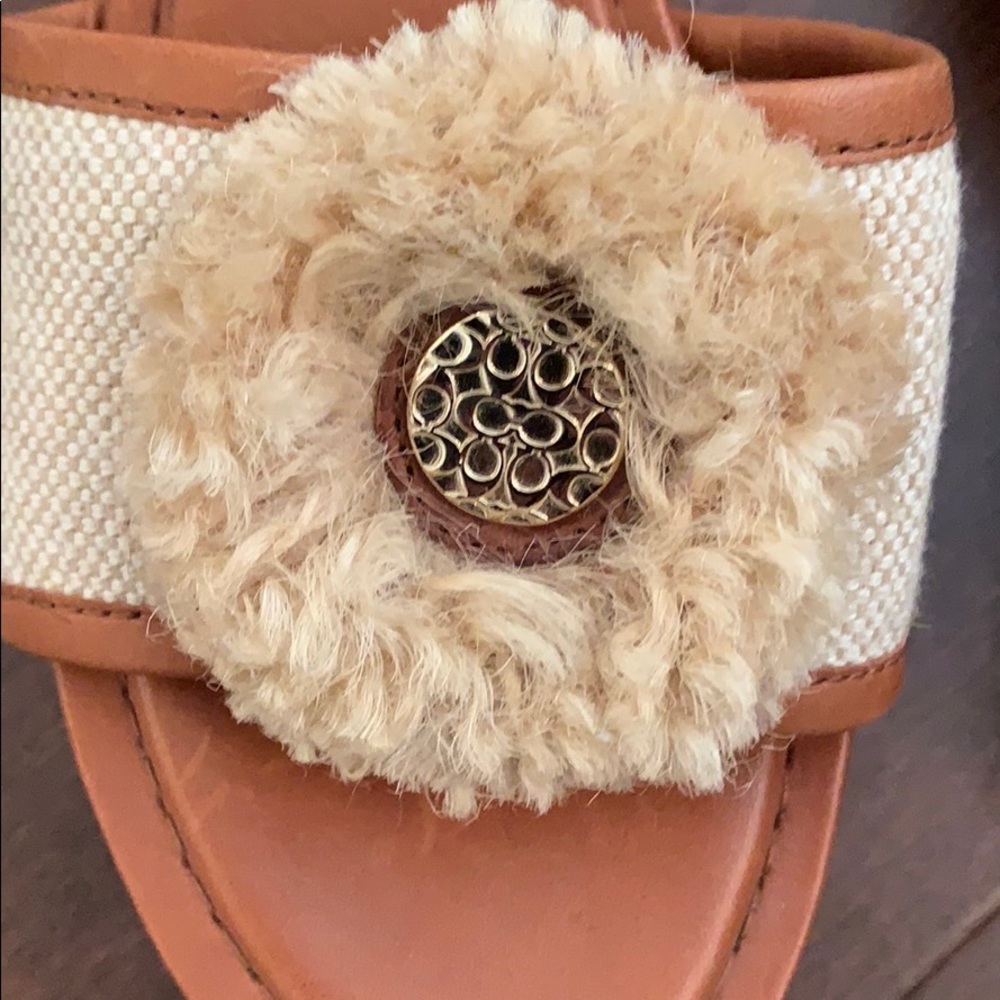 Coach cork heel slide sandals - Picture 4 of 4